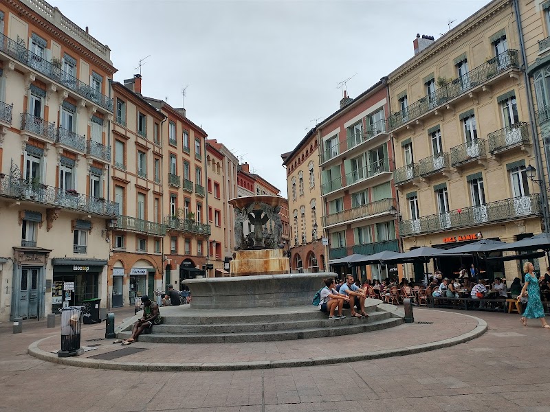 Quartier des Carmes Toulouse, marché couvert — VTC Tesla Model 3 SSINT, chauffeur privé centre historique