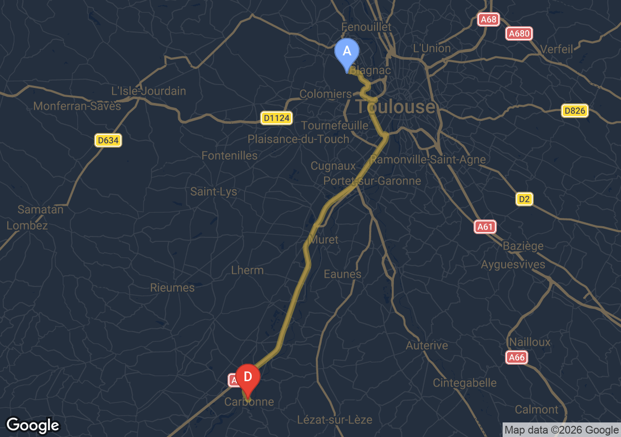 Chauffeur VTC Narbonne Aéroport Toulouse-Blagnac — SSINT VTC Tesla Model 3