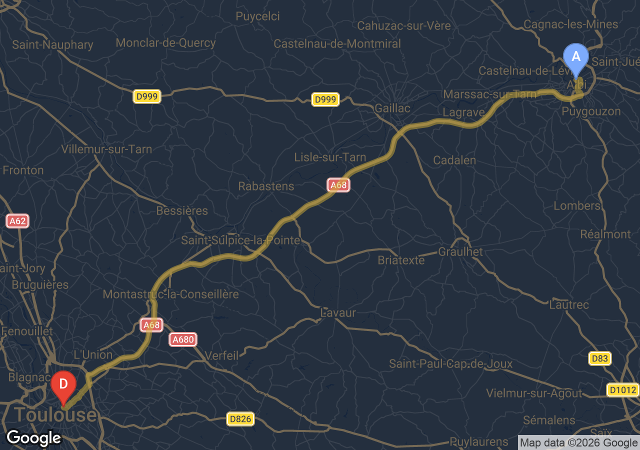 Chauffeur VTC Toulouse Albi — SSINT VTC